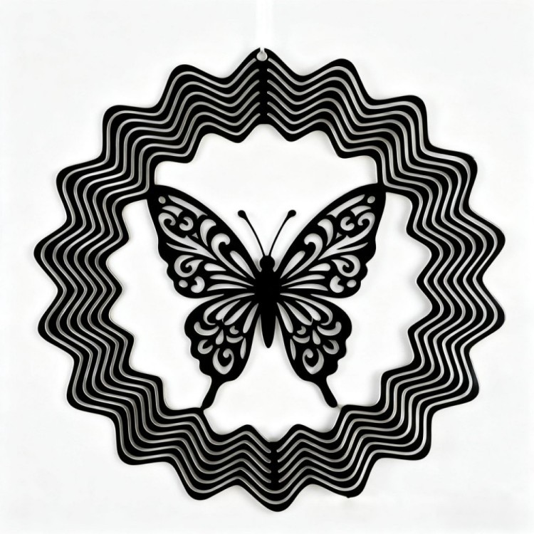 3D Metal Wind Spinner 6 3D Metal Wind Spinner 6