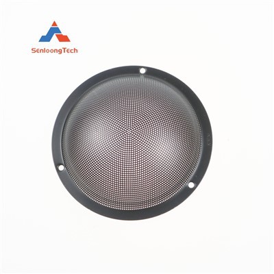 Musta metalli kõlari grill